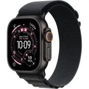 Apple Watch Ultra 3 GPS + Cellular 49mm Black Titanium Case with Black Alpine Loop - Large