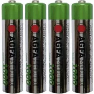 AgfaPhoto nabíjecí NiMH baterie AAA, 900mAh, blistr 4ks AgfaPhoto nabíjecí NiMH baterie AAA, 900mAh, blistr 4ks
