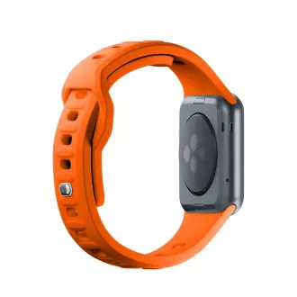 3mk řemínek Watch Strap pro Apple 42/44/45/49 mm Orange
