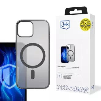 3mk ochranný kryt Frosty MagCase Black pro Apple iPhone 15 3mk ochranný kryt Frosty MagCase Black pro Apple iPhone 15
