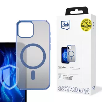 3mk ochranný kryt Frosty MagCase Blue pro Apple iPhone 14 3mk ochranný kryt Frosty MagCase Blue pro Apple iPhone 14