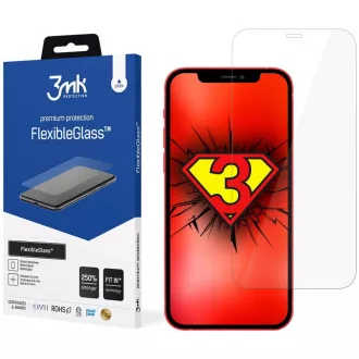 3mk hybridní sklo FlexibleGlass pro Apple iPhone 12 mini 3mk hybridní sklo FlexibleGlass pro Apple iPhone 12 mini