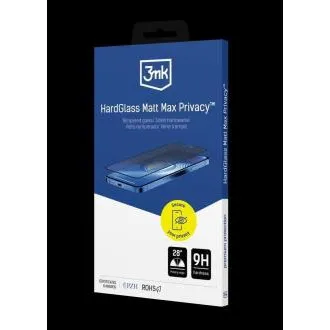 3mk tvrzené sklo HardGlass Matt Max Privacy pro Apple Iphone 17 Pro Max 3mk tvrzené sklo HardGlass Matt Max Privacy pro Apple Iphone 17 Pro Max