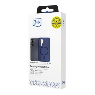 3mk ochranný kryt Smoke MagCase Blue pro Samsung Galaxy S26+