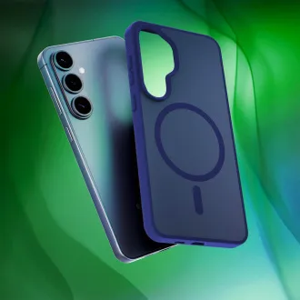3mk ochranný kryt Smoke MagCase Blue pro Samsung Galaxy S26+