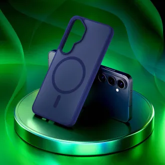 3mk ochranný kryt Smoke MagCase Blue pro Samsung Galaxy S26+