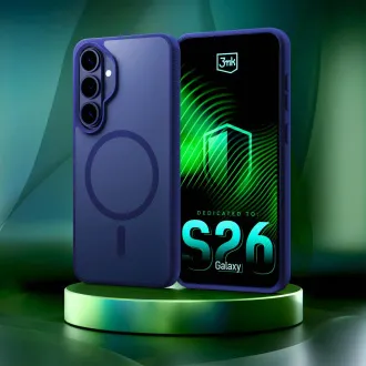 3mk ochranný kryt Smoke MagCase Blue pro Samsung Galaxy S26