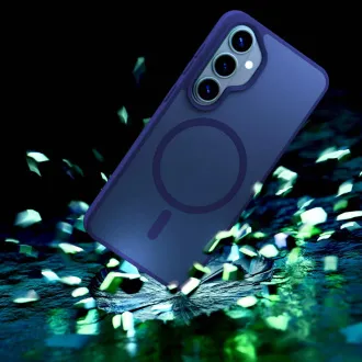 3mk ochranný kryt Smoke MagCase Blue pro Samsung Galaxy S26