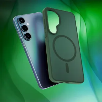 3mk ochranný kryt Smoke MagCase Green pro Samsung Galaxy S26+ 3mk ochranný kryt Smoke MagCase Green pro Samsung Galaxy S26+