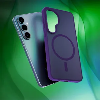 3mk ochranný kryt Smoke MagCase Purple pro Samsung Galaxy S26