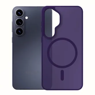 3mk ochranný kryt Smoke MagCase Purple pro Samsung Galaxy S26