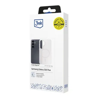 3mk ochranný kryt Smoke MagCase White pro Samsung Galaxy S26+