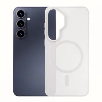 3mk ochranný kryt Smoke MagCase White pro Samsung Galaxy S26 3mk ochranný kryt Smoke MagCase White pro Samsung Galaxy S26