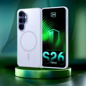 3mk ochranný kryt Smoke MagCase White pro Samsung Galaxy S26 3mk ochranný kryt Smoke MagCase White pro Samsung Galaxy S26