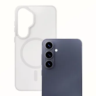 3mk ochranný kryt Smoke MagCase White pro Samsung Galaxy S26 3mk ochranný kryt Smoke MagCase White pro Samsung Galaxy S26