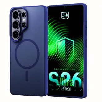 3mk ochranný kryt Smoke MagCase Blue pro Samsung Galaxy S26 Ultra 3mk ochranný kryt Smoke MagCase Blue pro Samsung Galaxy S26 Ultra