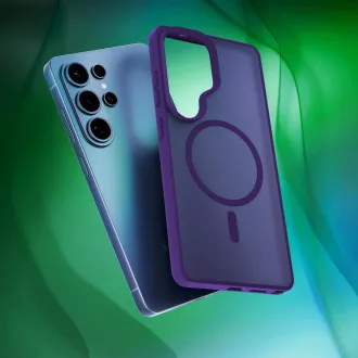 3mk ochranný kryt Smoke MagCase Purple pro Samsung Galaxy S26 Ultra
