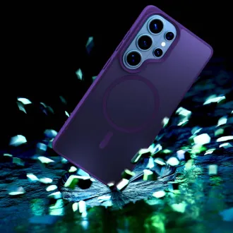 3mk ochranný kryt Smoke MagCase Purple pro Samsung Galaxy S26 Ultra