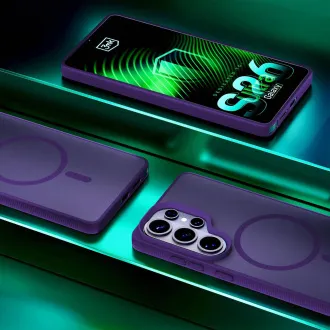 3mk ochranný kryt Smoke MagCase Purple pro Samsung Galaxy S26 Ultra