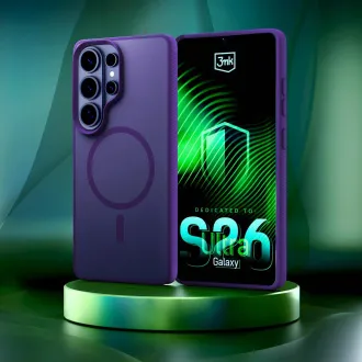 3mk ochranný kryt Smoke MagCase Purple pro Samsung Galaxy S26 Ultra