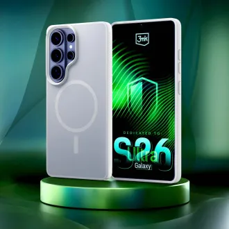 3mk ochranný kryt Smoke MagCase White pro Samsung Galaxy S26 Ultra