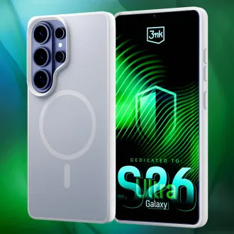 3mk ochranný kryt Smoke MagCase White pro Samsung Galaxy S26 Ultra