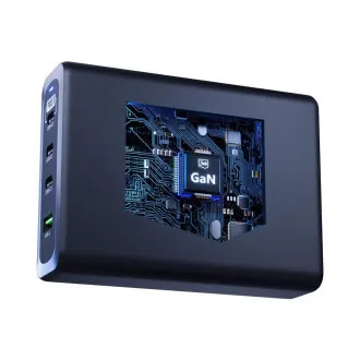 3mk nabíjecí stanice - Hyper Charging Station, 240 W, GaN, 3x USB-C + 1x USB-A 3mk nabíjecí stanice - Hyper Charging Station, 240 W, GaN, 3x USB-C + 1x USB-A