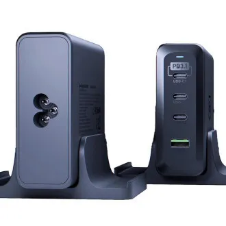 3mk nabíjecí stanice - Hyper Charging Station, 240 W, GaN, 3x USB-C + 1x USB-A 3mk nabíjecí stanice - Hyper Charging Station, 240 W, GaN, 3x USB-C + 1x USB-A