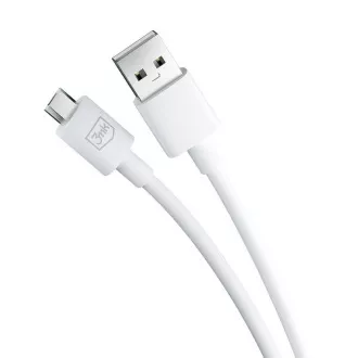 3mk datový kabel - Hyper Cable A to Micro 1.2m 5V 2, 4A, bílá 3mk datový kabel - Hyper Cable A to Micro 1.2m 5V 2, 4A, bílá