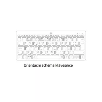 HP 350 BLK Compact Multi-Device Keyboard - klávesnice