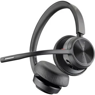 Poly Voyager 4320 bezdrátová náhlavní souprava, BT700 USB-C adaptér, stereo, nabíjecí stojánek Poly Voyager 4320 bezdrátová náhlavní souprava, BT700 USB-C adaptér, stereo, nabíjecí stojánek