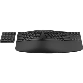 HP 960 Black Ergonomic Wireless Keyboard - bezdrátová ergonomická klávesnice CZ/SK
