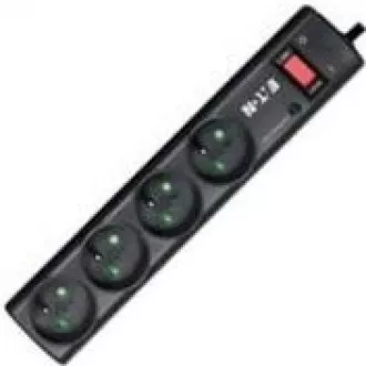 Eaton Protection Strip 4 FR, přepěťová ochrana, 4 zásuvky, 1m Eaton Protection Strip 4 FR, přepěťová ochrana, 4 zásuvky, 1m