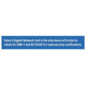 Eaton Komunikační karta M3 MS Web/SNMP Gigabit (pro 5P, 5PX, 9PX, 9SX, 9E, 93PS, 93PM, 93E) Eaton Komunikační karta M3 MS Web/SNMP Gigabit (pro 5P, 5PX, 9PX, 9SX, 9E, 93PS, 93PM, 93E)