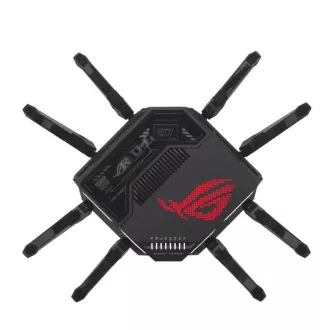ASUS ROG Rapture GT-BE98 Gaming Router, WiFi 7, Dual 10G Ports, AURA RGB, AiMesh