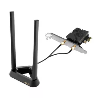 ASUS WiFi Adaptér PCIe PCE-BE92BT, Wi-Fi 7 Adapter Card, Bluetooth 5.4 ASUS WiFi Adaptér PCIe PCE-BE92BT, Wi-Fi 7 Adapter Card, Bluetooth 5.4