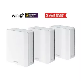 ASUS ZenWifi BT10 3-pack, WiFi7 Extendable Router, AiMesh, 2x WAN/LAN, 1x LAN, 1x 3.0 ASUS ZenWifi BT10 3-pack, WiFi7 Extendable Router, AiMesh, 2x WAN/LAN, 1x LAN, 1x 3.0