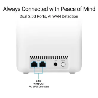 ASUS ZenWifi BD4 3-pack, WiFi7 Extendable Router, AiMesh, 2x WAN/LAN ASUS ZenWifi BD4 3-pack, WiFi7 Extendable Router, AiMesh, 2x WAN/LAN