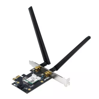 ASUS PCE-BE6500 WiFi 7 PCIe Adaptér, Bluetooth 5.4, PCIe 1x Slot, WPA3 ASUS PCE-BE6500 WiFi 7 PCIe Adaptér, Bluetooth 5.4, PCIe 1x Slot, WPA3