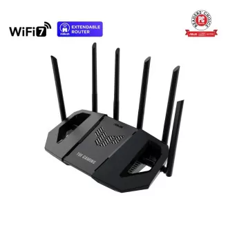 ASUS TUF-BE6500 (BE6500) WiFi 7 Extendable Gaming Router, 4x 2.5G, AiMesh ASUS TUF-BE6500 (BE6500) WiFi 7 Extendable Gaming Router, 4x 2.5G, AiMesh