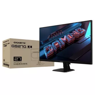 GIGABYTE LCD - 27" Gaming monitor GS27Q X, SS IPS, 2560 x 1440 QHD, 240Hz, 1000:1, 300cd/m2, 1ms, 2xHDMI, 1xDP GIGABYTE LCD - 27" Gaming monitor GS27Q X, SS IPS, 2560 x 1440 QHD, 240Hz, 1000:1, 300cd/m2, 1ms, 2xHDMI, 1xDP