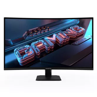 GIGABYTE LCD - 32" Gaming monitor GS32QCA, Prohnutý VA 1500R, 2560x1440 QHD, 180Hz, 3500:1, 250cd/m2, 1ms, 2xHDMI, 1xDP