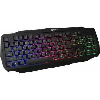 C-TECH klávesnice Arcus (GKB-15), casual gaming, CZ/SK, duhové podsvícení, USB C-TECH klávesnice Arcus (GKB-15), casual gaming, CZ/SK, duhové podsvícení, USB