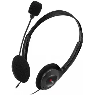 C-TECH Sluchátka s mikrofonem MHS-03E, černá C-TECH Sluchátka s mikrofonem MHS-03E, černá