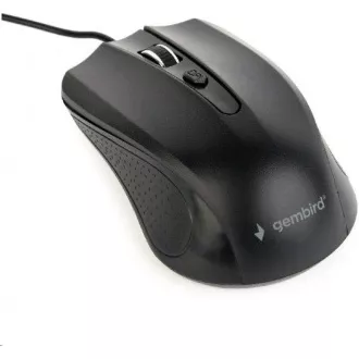 GEMBIRD myš MUS-4B-01, drátová, optická, 1200 dpi, USB, černá
