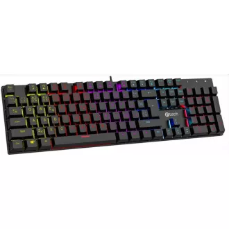 C-TECH mechanická klávesnice Morpheus, casual gaming, CZ/SK, červené spínače, RGB podsvícení, USB C-TECH mechanická klávesnice Morpheus, casual gaming, CZ/SK, červené spínače, RGB podsvícení, USB