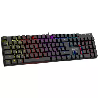 C-TECH mechanická klávesnice Morpheus, casual gaming, CZ/SK, červené spínače, RGB podsvícení, USB C-TECH mechanická klávesnice Morpheus, casual gaming, CZ/SK, červené spínače, RGB podsvícení, USB