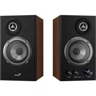 GENIUS repro SP-HF1200B, 2.0, 36W, dřevěné, černá-hnědá