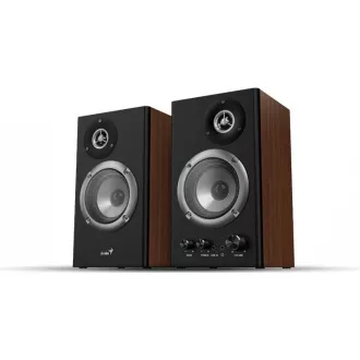 GENIUS repro SP-HF1200B, 2.0, 36W, dřevěné, černá-hnědá
