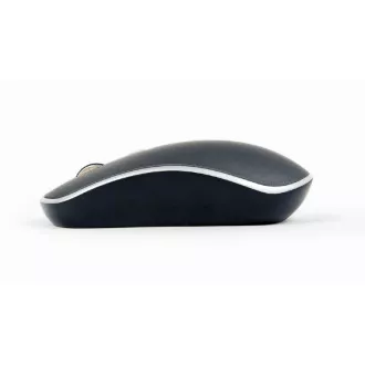 GEMBIRD myš MUSW-4B-06, černo-stříbrná, bezdrátová, USB nano receiver GEMBIRD myš MUSW-4B-06, černo-stříbrná, bezdrátová, USB nano receiver